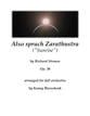 Also sprach Zarathustra Orchestra sheet music cover